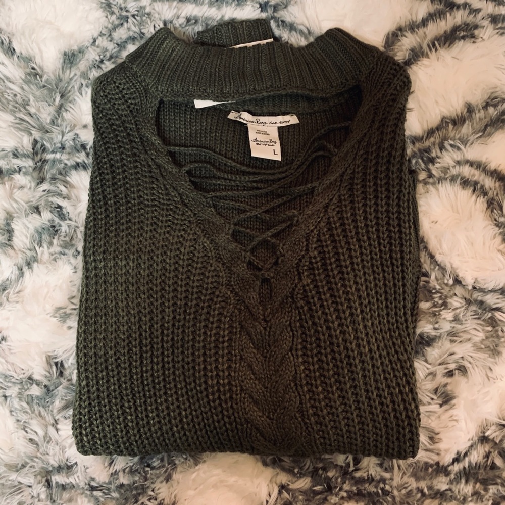 Army Green Sweater